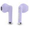 Guess słuchawki Bluetooth GUTWSJ14ESGU   TWS + stacja dokująca fioletowy/purple Printed Classic Logo